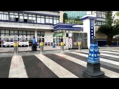 Bolardo de carretera retráctil hidráulico integrado 304 para control de acceso de vehículos