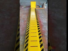 Control de acceso de vehículos de alta seguridad con badén automático y destructor de neumáticos