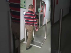 Puerta giratoria con termómetro integrado y reconocimiento facial