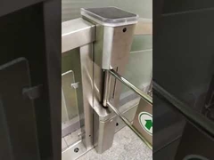 Puerta de barrera tipo P con oscilación de 90 grados bidireccional totalmente motorizada