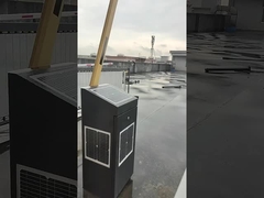 Nuevo motor sin escobillas de energía continua de conversión de frecuencia solar Puerta de barrera para aparcamiento