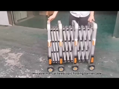 Control de multitudes de suministro de fábrica manual expandible empujar y tirar cerca puerta de barrera