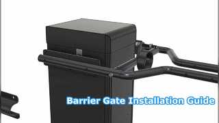 Vídeo de instalación del brazo de barrera DZ-2307
