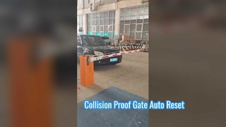 Soporte de brazo de reinicio automático anticolisión para puerta de barrera Brida abatible de retorno automático