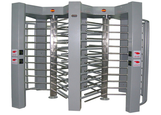 Puerta doble del torniquete lleno de la altura del acero inoxidable 316 con software del control de acceso