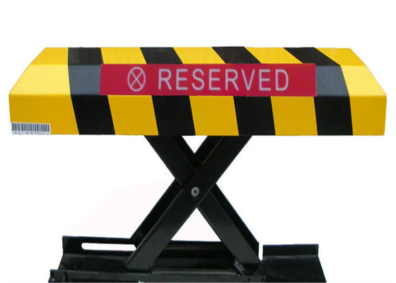 Bloqueo de estacionamiento para coche con control remoto, con altura de elevación de 300 mm y revestimiento de plástico pulverizado