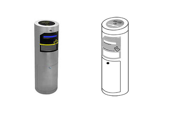 Coleccionador de tarjetas Dropbox con capacidad para 280 tarjetas y entrada de alimentación AC230 para control de acceso integrado