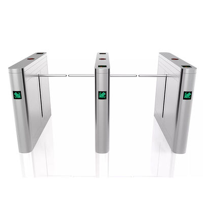 Torniquete de brazo abatible con motor de acero inoxidable 304 y sensor infrarrojo para protección de seguridad y gestión de flujo de personas