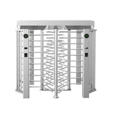 Control de acceso semi auto completo de acero inoxidable de la seguridad del torniquete del carril dual alto