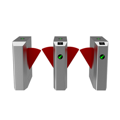 BLDC motorizó la puerta retractable de la barrera de la aleta del torniquete de la puerta de velocidad