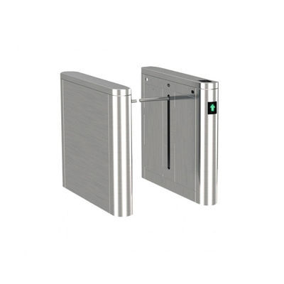 Torniquete elegante del brazo del descenso de la puerta del torniquete del control de acceso del acero inoxidable del control 304 del PLC