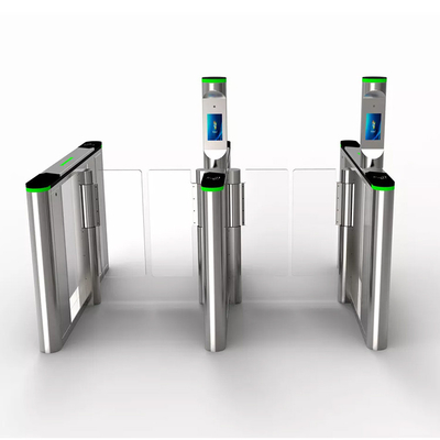 Puerta de barrera de oscilación automática Reconocimiento facial electrónico Puerta de torniquete de velocidad de carril rápido