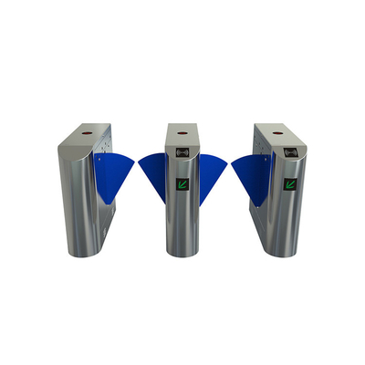 Ala simple/doble de la seguridad de la puerta de la barrera de la aleta del control de entrada para la estación de metro