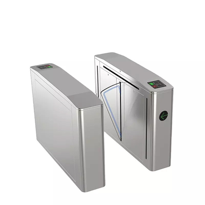 Interfaz del torniquete RS485 de la puerta de la barrera de la aleta del motor de la seguridad BLDC con la luz del RGB