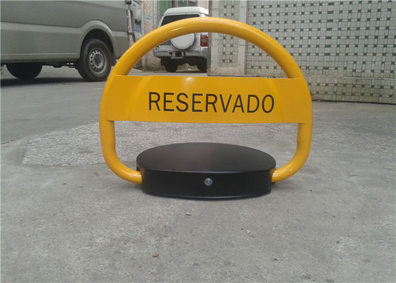 Bloqueo de estacionamiento para coche DC6V 7Ah con laminado de acero de 2 mm y diseño antirrobo para un espacio de estacionamiento seguro