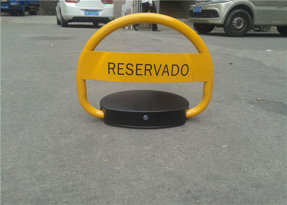 Cerradura de estacionamiento de control remoto impermeable con construcción de rodadura de acero para una barrera de estacionamiento duradera