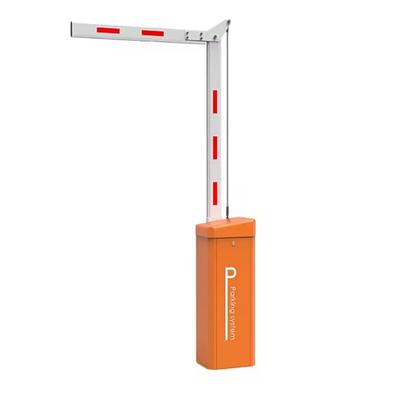 Puerta de barrera plegable de grado de protección IP54 con servomotor de alta velocidad para sistema de estacionamiento de automóviles
