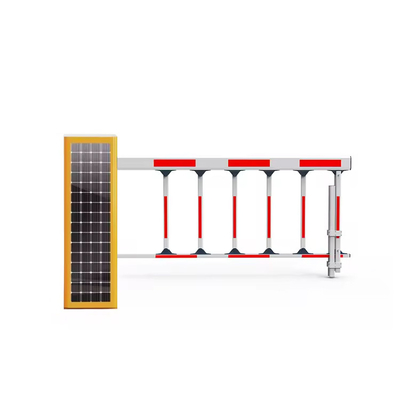 Velocidad de alta velocidad Rectas Plegables Cercas Brazo Parking Garage Barrera AC 220V 110V DC24V Panel solar integrado