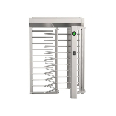 Control de acceso biométrico Puerta de altura completa con velocidad de tránsito y señal de contacto seco