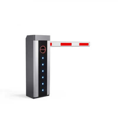 Puertas de barrera tubular de seguridad electrónica automática con luz roja verde LED dinámica