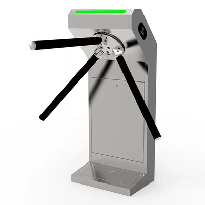 Puerta giratoria de trípode bidireccional para peatones resistente a la intemperie Marco de 1,5 mm de grosor