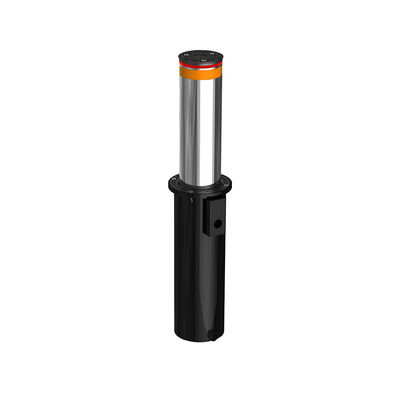 Bolardos telescópicos de acero inoxidable 304 316 con elevación automática de alta seguridad 219x600mm