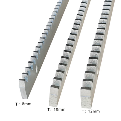 Cremallera metálica y de nylon para operador de puerta corredera M4 para automatismos de puertas automáticas