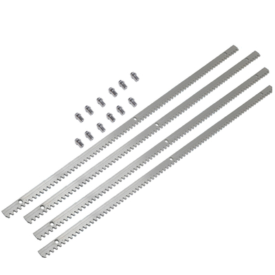 Cremallera de acero galvanizado de alta resistencia de 8 mm, 10 mm, 12 mm y 22 mm de espesor y un metro de longitud para motor de puerta corredera