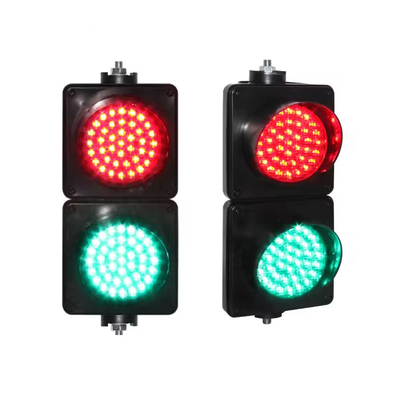 Semáforo LED de 100 mm de diámetro rojo verde para sistema portátil inteligente de control de acceso vehicular al estacionamiento