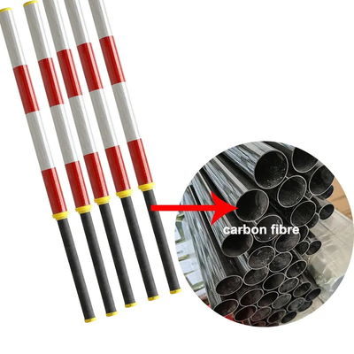Barrera de estacionamiento personalizable con longitud de 1m a 4m y brazo de fibra de carbono de 36mm a 50mm
