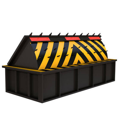 Bloqueador vial hidráulico de acero A3 con tanque hidráulico de 60L/80L/100L/120L y tiempo de elevación ≤3-4S para áreas de alta seguridad