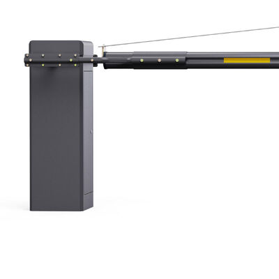 Barrera automática de fibra de carbono de brazo ultra largo de 12 metros para control de tráfico a gran escala en parques ferroviarios y logísticos