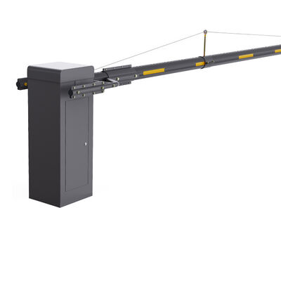 Puerta de barrera automática sin escobillas con velocidad ajustable de 12M de brazo extra largo para cruces ferroviarios