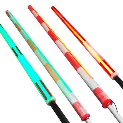 Brazo de barrera de aluminio de fibra de carbono con longitud personalizable para el control de tráfico en el estacionamiento