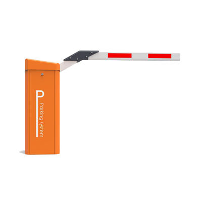 PMSM 24V servomotor 200W de potencia nominal Puerta de barrera automática de boom con longitud de brazo de 6m para el sistema de puertas de barrera de peaje