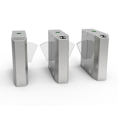 Puerta de alta velocidad de 600 mm de ancho de paso con 30 personas/min Producción y construcción de acero inoxidable 304