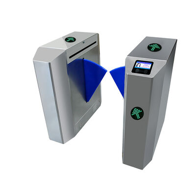 Torniquete automático bidireccional con alimentación de 24 V CC y construcción de acero inoxidable 304 para control de acceso seguro