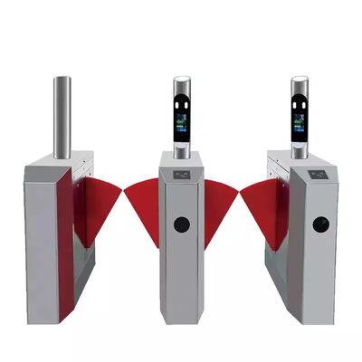 0.2s Tiempo de reinicio 40 personas/min RS485 Puerta de barrera de girosilla de colgajo bidireccional