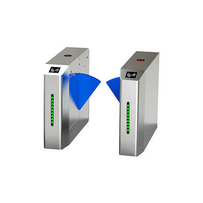 Reconocimiento facial Puerta de barrera RFID de huellas dactilares con velocidad de flujo de 30 personas por minuto para centros de fitness