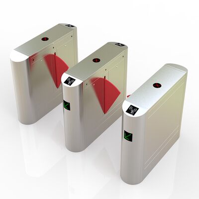 304 acero inoxidable 550MM ancho 40W motor de corriente continua puerta de barrera para peatones para control de acceso