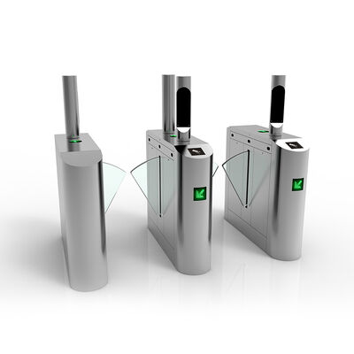 0.2s Tiempo de Apertura/Cierre Acero Inoxidable SS304 Control Remoto Barrera de Torniquete de Aleta