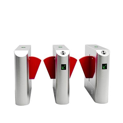 Barrera de acceso con solapa y motor BLDC de 27 cm con acero inoxidable 316 para control de acceso seguro