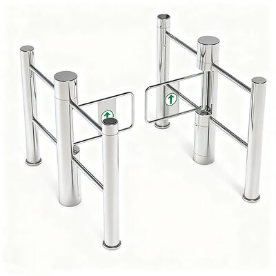 Puerta batiente peatonal SS304 con 1500 mm de ancho y anti-seguimiento para acceso en silla de ruedas