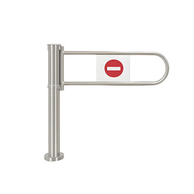 Puerta de barrera de oscilación manual de acero inoxidable 304 Protección IP68 Función antiprisionamiento para un control de acceso seguro