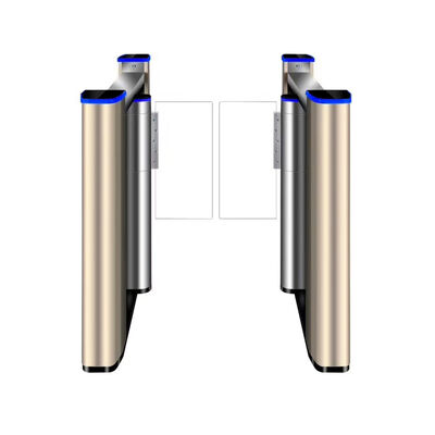 Torniquete biométrico RS485 IP54 con reconocimiento facial y barrera acrílica de 10 mm para control de acceso seguro