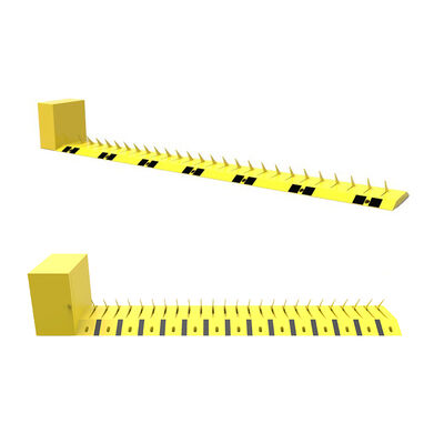 Matador de neumáticos de motor de alta velocidad de corriente continua con capacidad de carga de 40T y espesor de hoja de 10 mm para control de tráfico de alta seguridad
