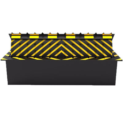 Control del vehículo Bloqueador de carretera eléctrico hidráulico ascendente automático con control PLC de carga en eje 70T y control remoto