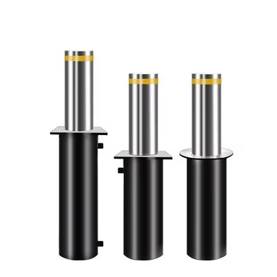 Acero inoxidable 304 Diámetro 219 mm 2.2kW Bollarda hidráulica de elevación para control de acceso seguro