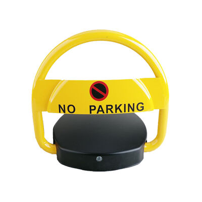 Cerradura de espacio de estacionamiento inteligente impermeable amarilla con protección IP65 para estacionamientos de automóviles