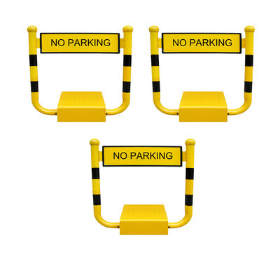 Bloqueo de estacionamiento para vehículos en forma de U con frecuencia de 433 MHz, acero de alta resistencia y barrera de espacio de estacionamiento para automóviles con batería recargable